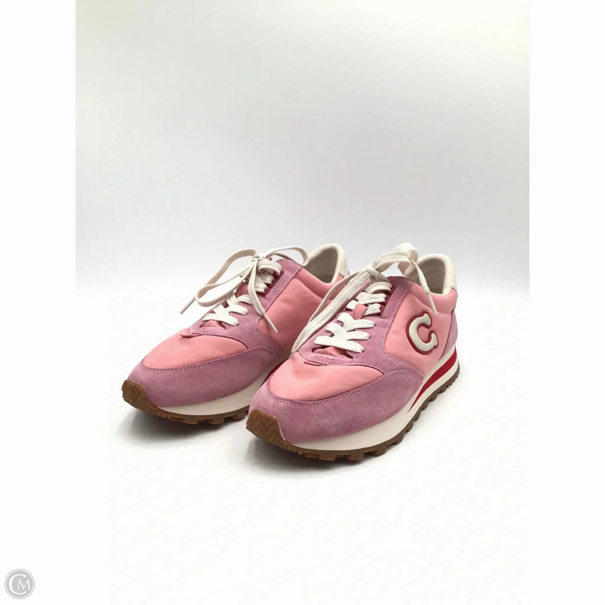 Airflow channels Shoes Designer By Coach In Pink & Red, Size: 9.5
