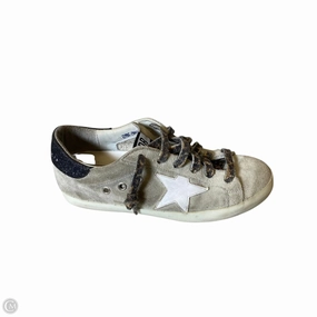 Leather Touch Lake Step Shoes Luxury Designer By Golden Goose In Grey, Size: 38