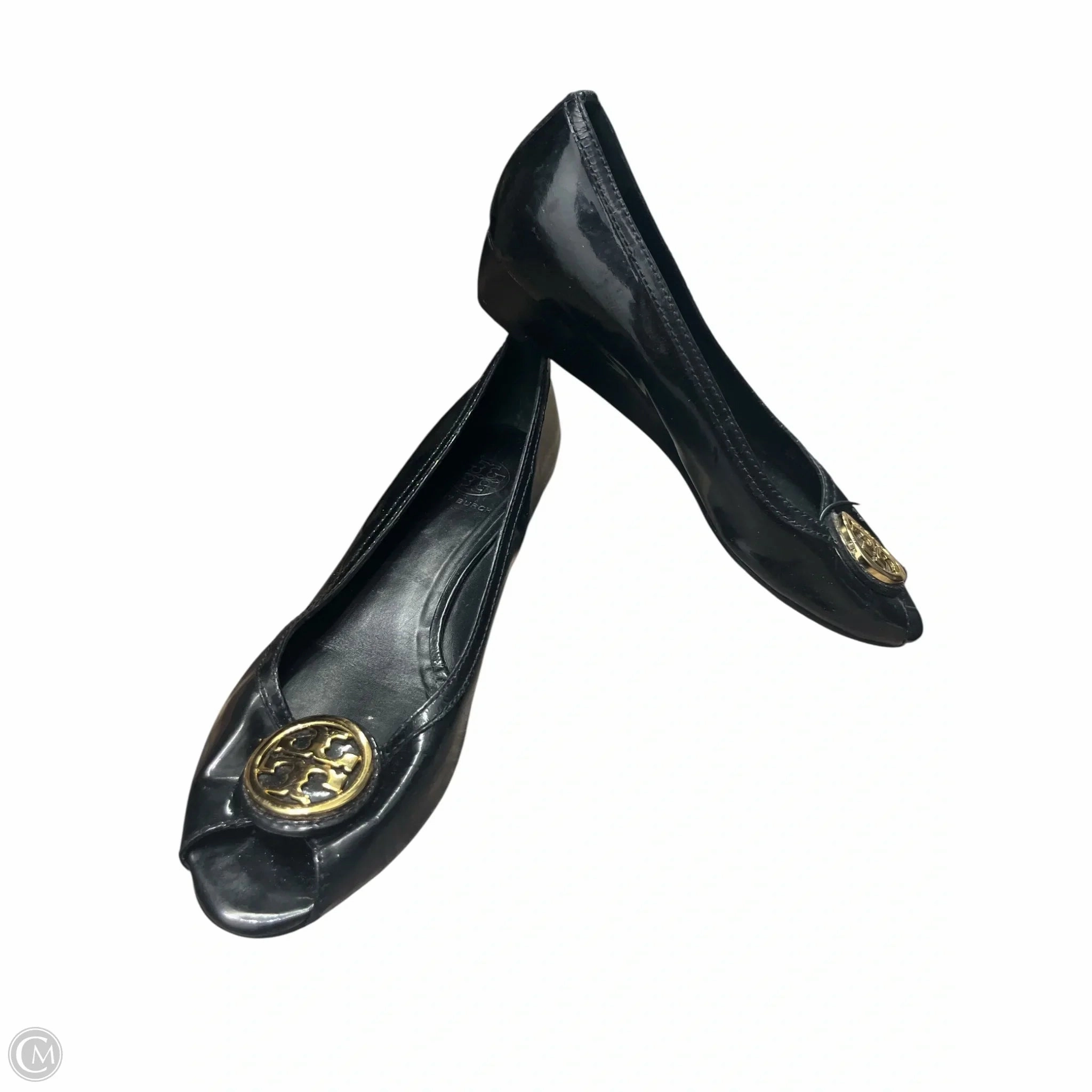 Dust Free Shoes Designer By Tory Burch In Black, Size: 9.5