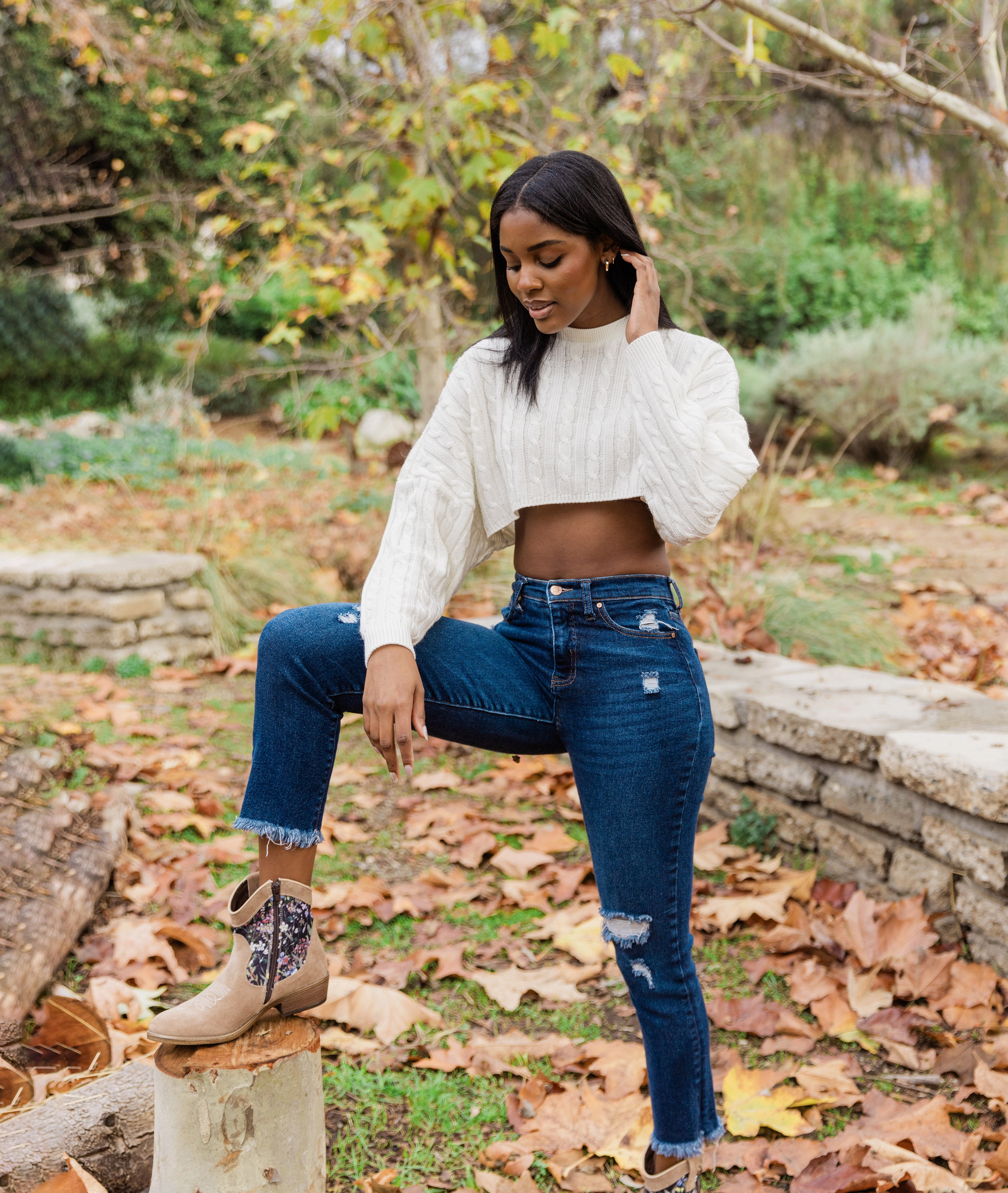 Quick Lace System Monterey Black Western Boot