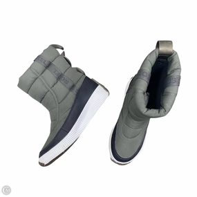 Boots Designer By Sorel In Green, Size: 6 Molded Insole