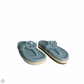 Core Support Sandals Designer By Tory Burch In Blue, Size: 7.5