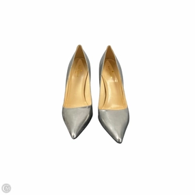 Ventilated Mesh Travel Enthusiasts Comfortable Wear Shoes Designer By Kate Spade In Silver, Size: 8.5