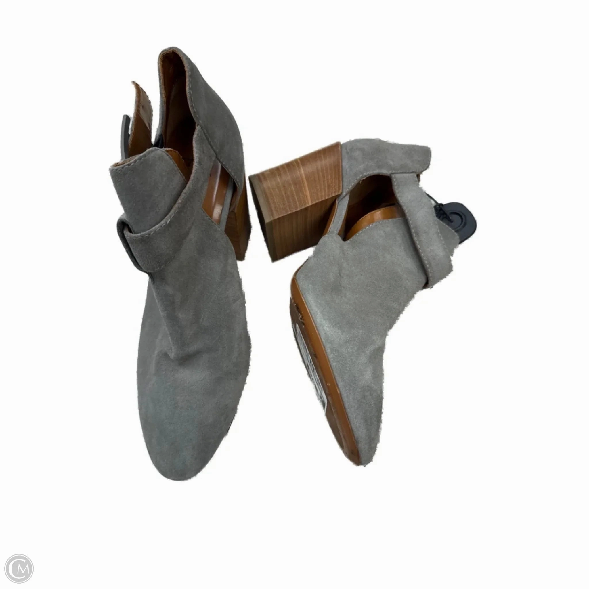 Mom Safe Comfort footbed Boots Designer By Aquazzura In Grey, Size: 9.5