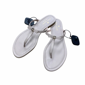 Sandals Designer By Kate Spade In Taupe, Size:8.5 Lace Up Tension Control