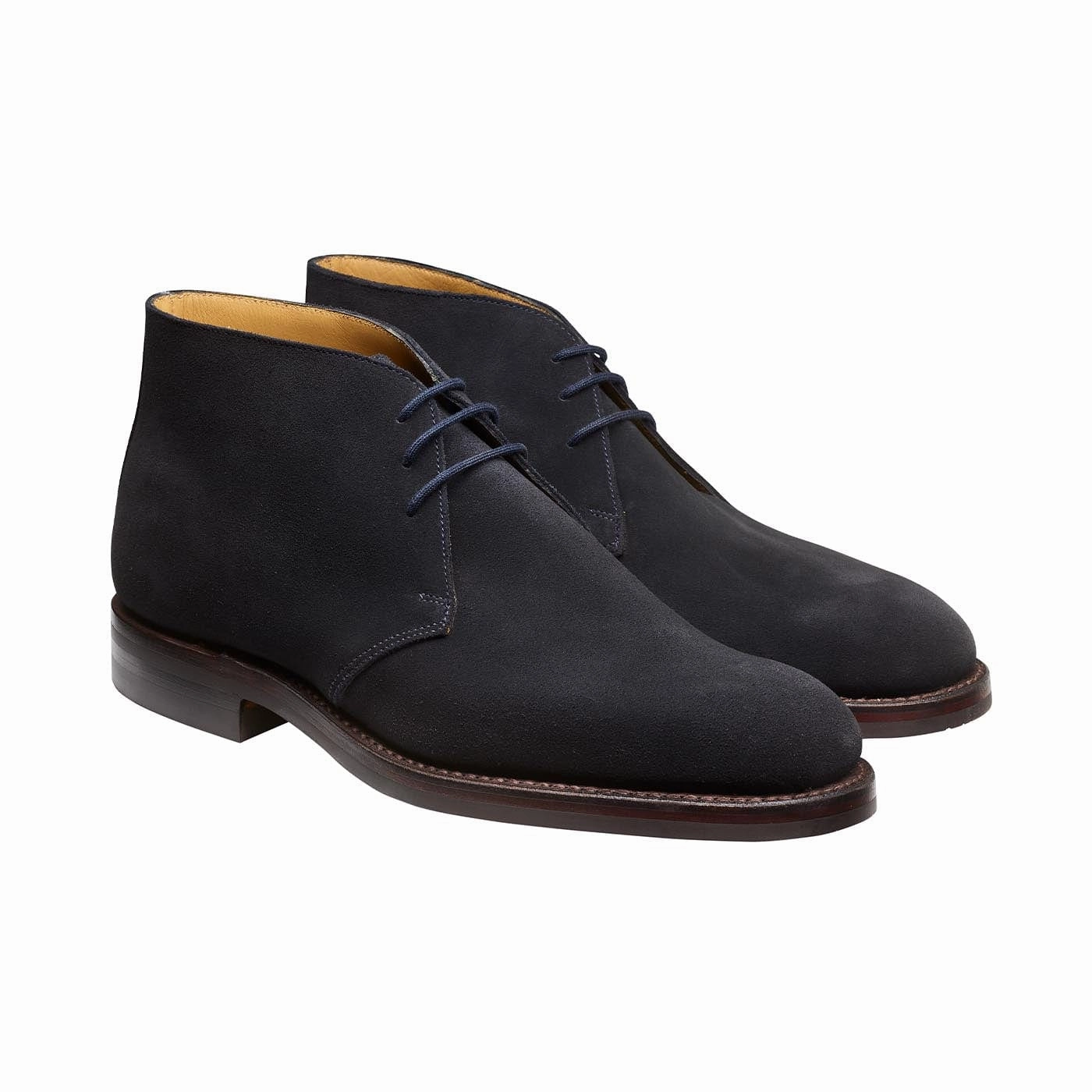 Chiltern Navy Suede Soft Leather