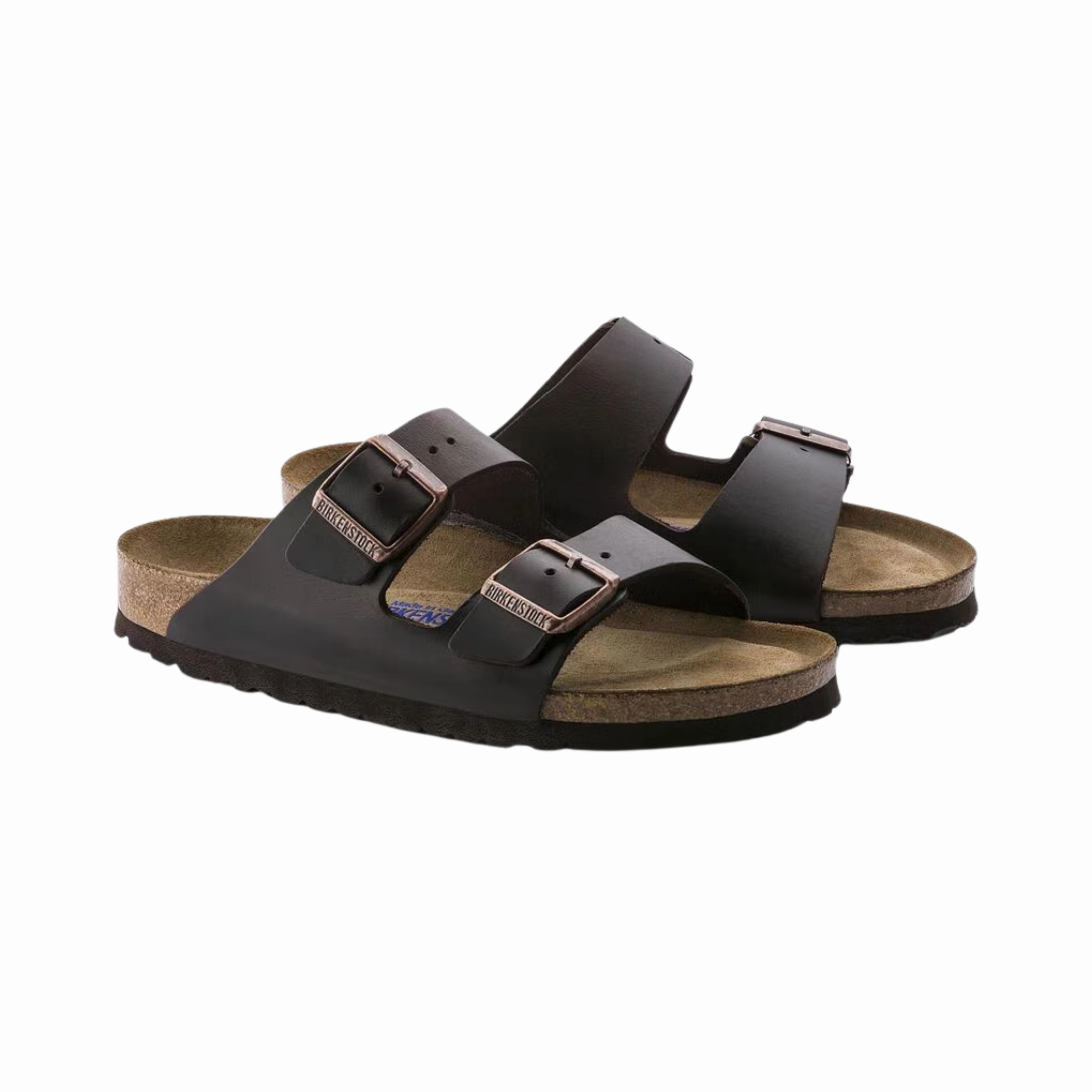 Unisex Arizona Soft Footbed (Smooth Leather) - Amalfi Testa Di Moro Washable Shock Absorbing