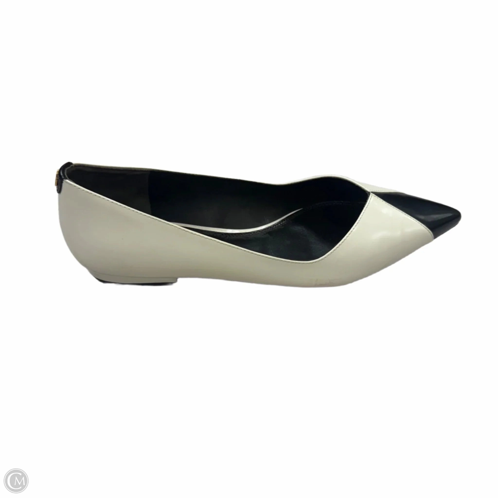 Shoes Designer By Tory Burch In Black & Cream, Size: 10.5 Flex Groove Technology Enhanced grip