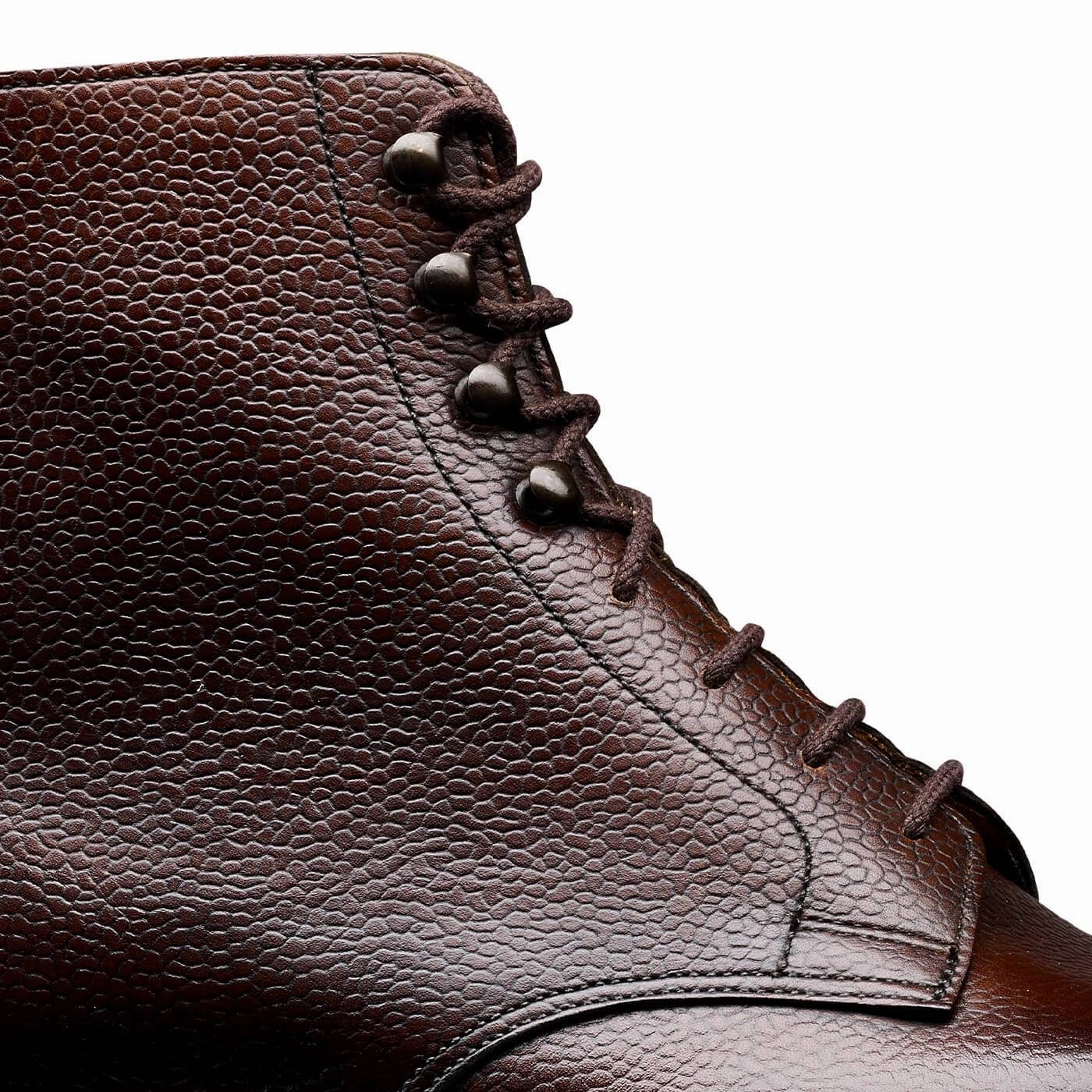 Lace-up Reliable Support Coniston Dark Brown Scotch Grain