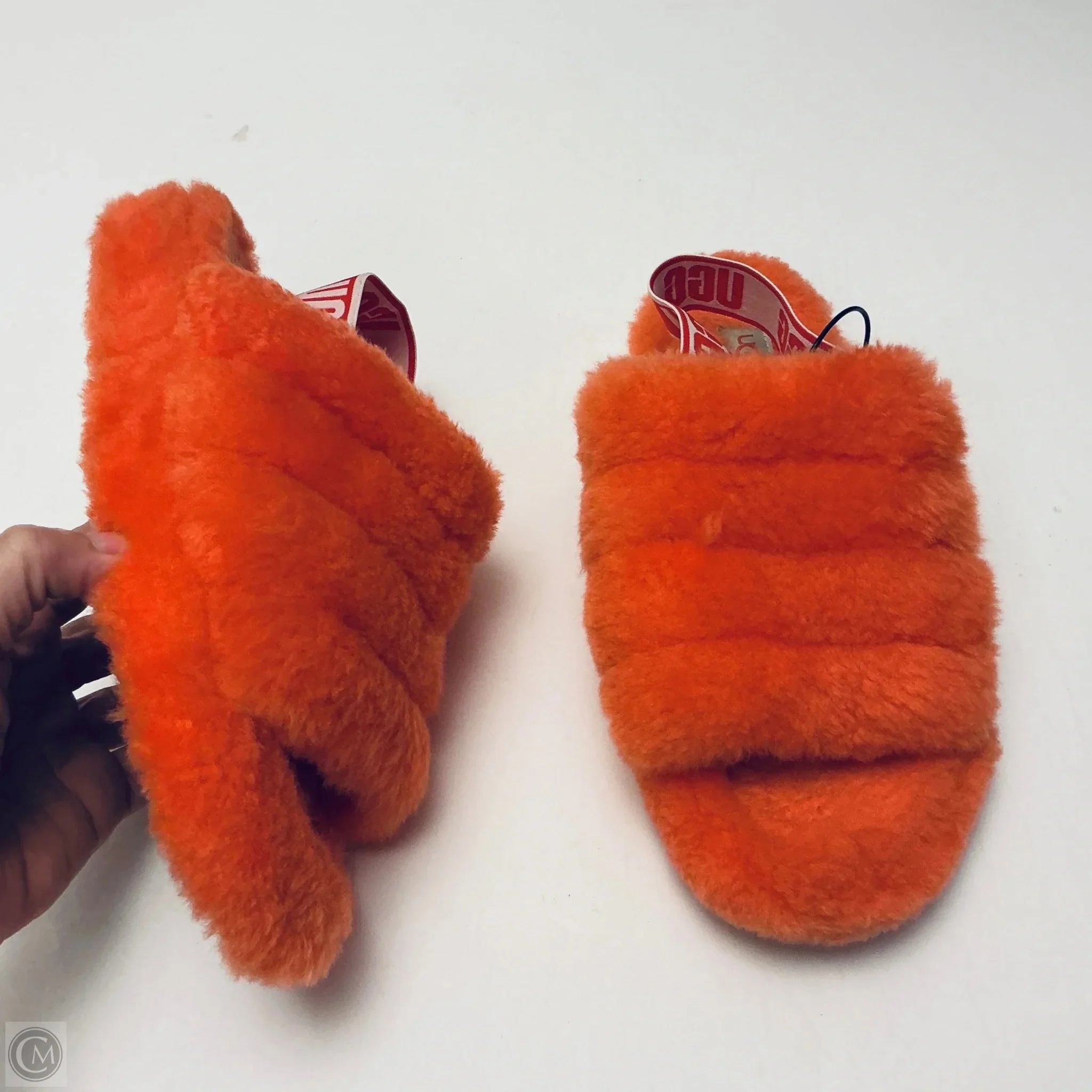 Cool Pop Friction Free Inner Seams Slippers Designer By Ugg In Orange, Size: 9