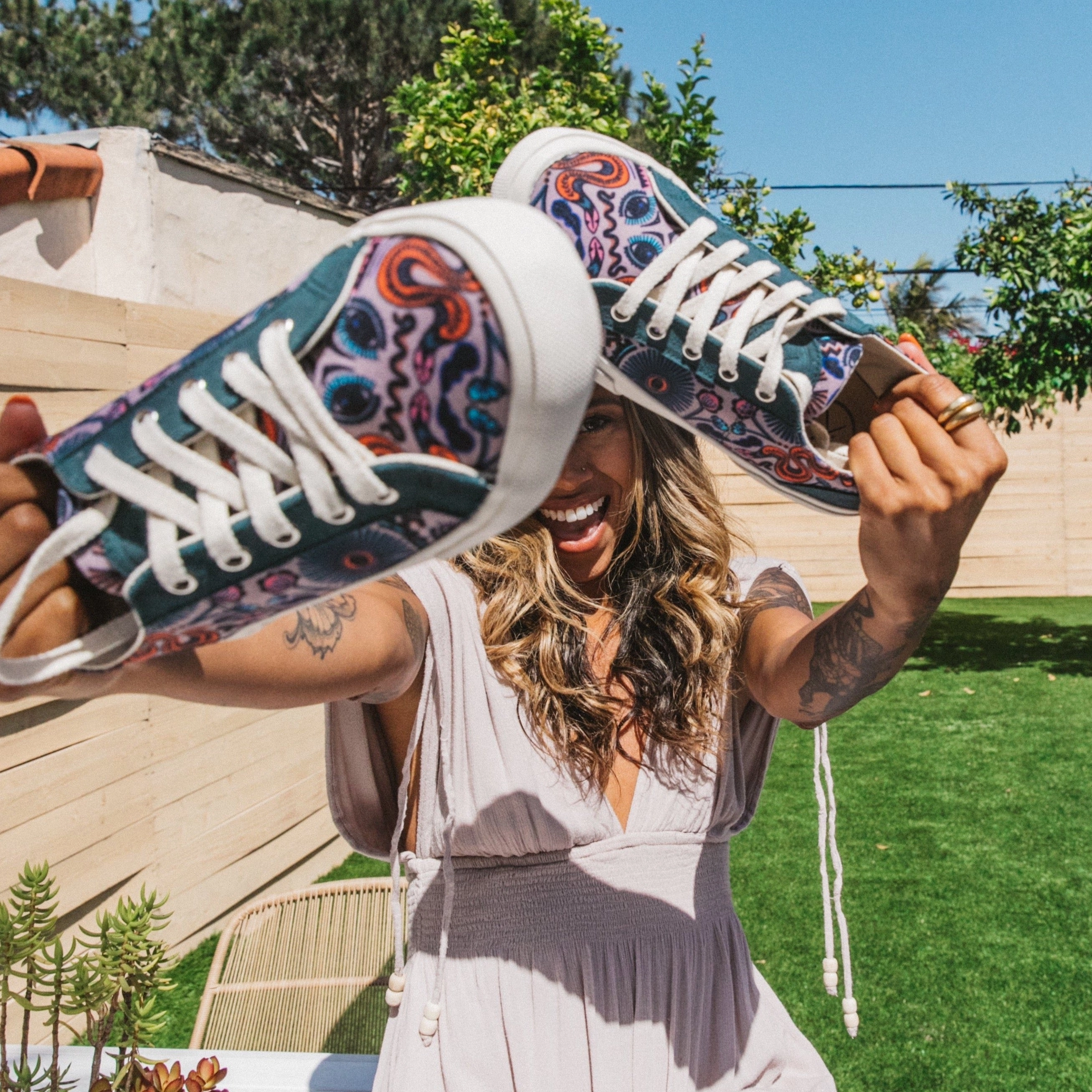 Power Walk Impact Dispersing Geometries Corozal Lace up