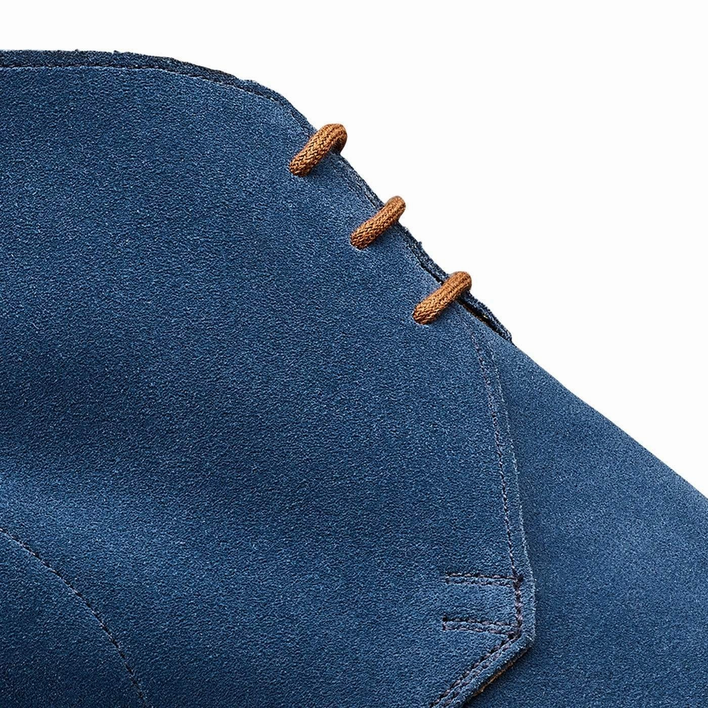 Chukka Mid-Blue Suede Stable Fit Supportive Build