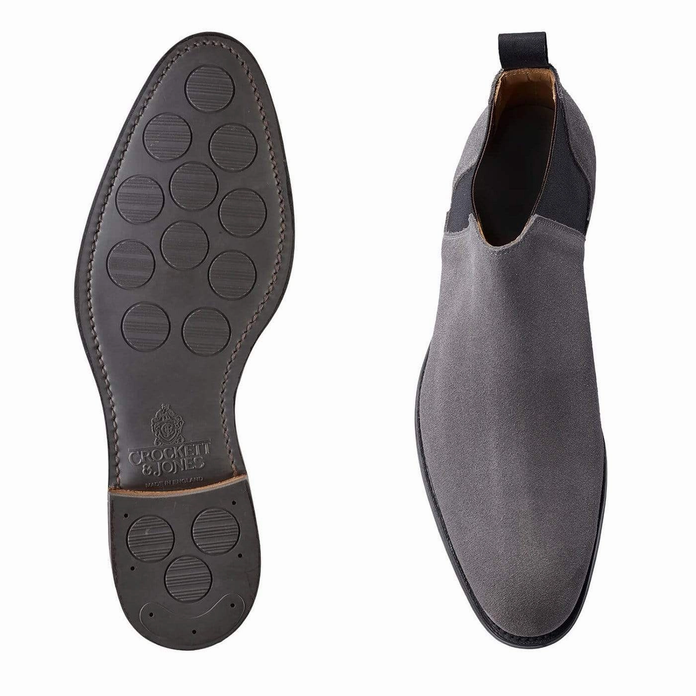 Cranleigh Shark Grey Suede Minimal Design Strong Laces