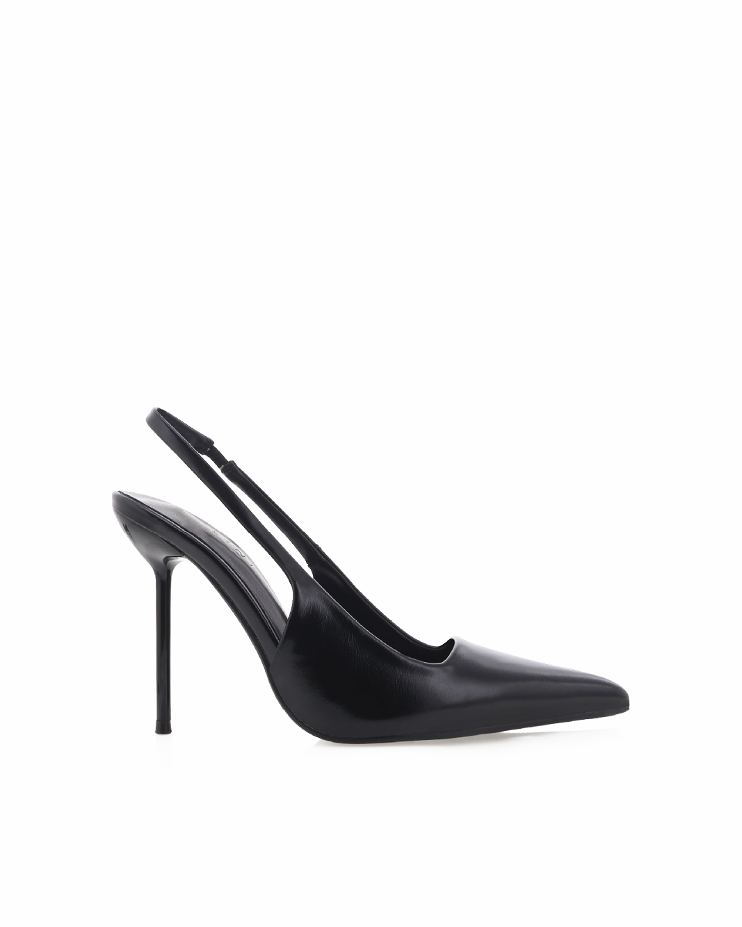 Classic Dress Shoes Winter Heels IGOR - BLACK SHINE