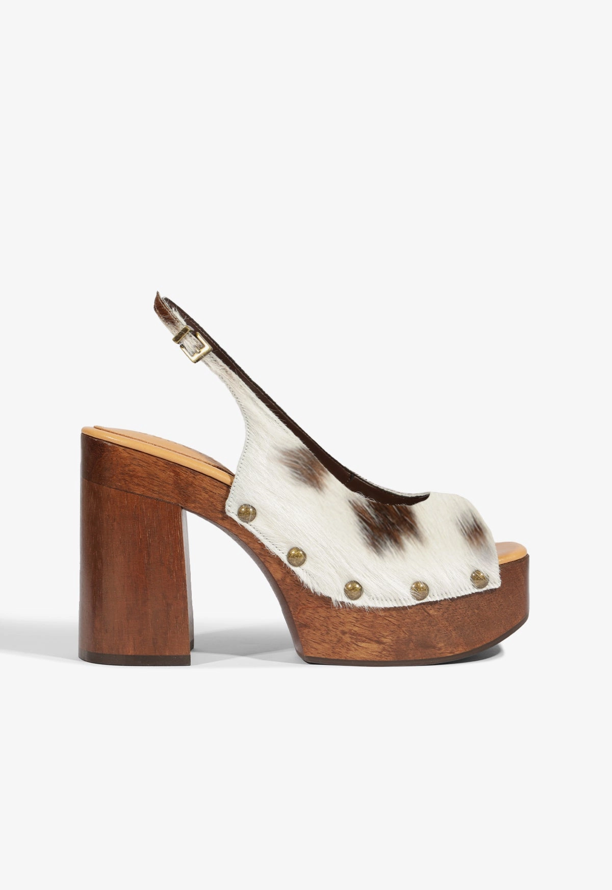 Rock Path All Day Road Trip Rose Sling Calf Hair Sandal