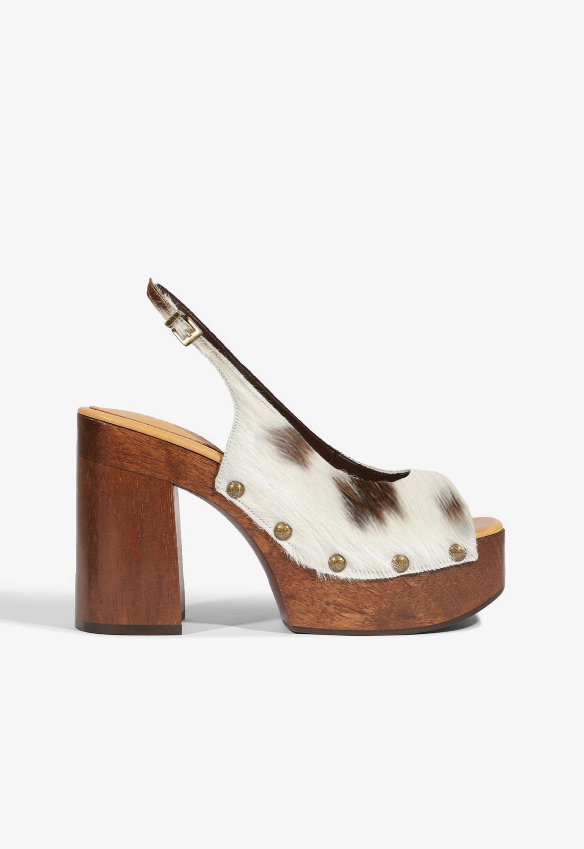 Rose Sling Calf Hair Sandal Marathon Fit