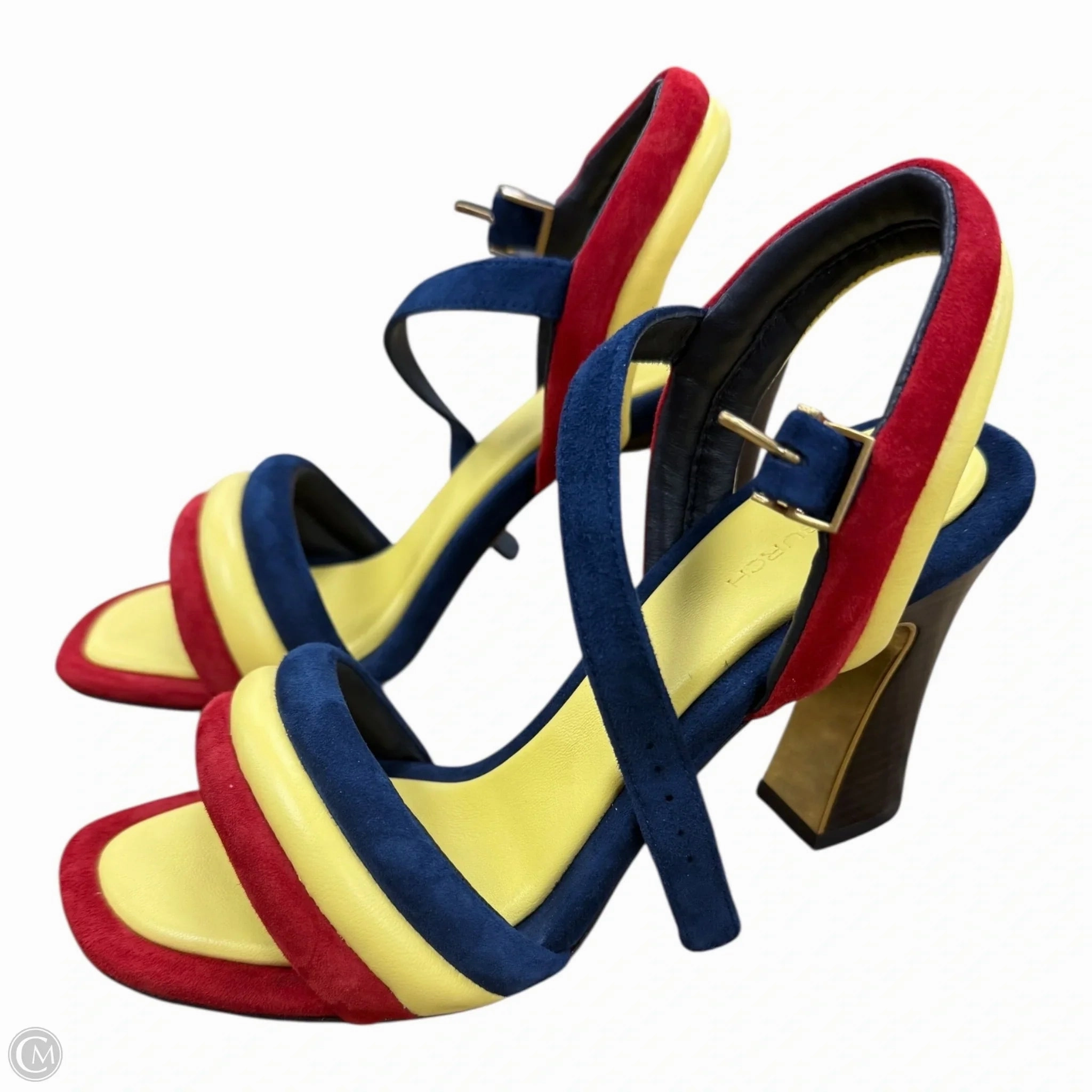 Sandals Designer By Tory Burch In Multi-colored, Size: 6.5 Ventilated Mesh Cold Weather