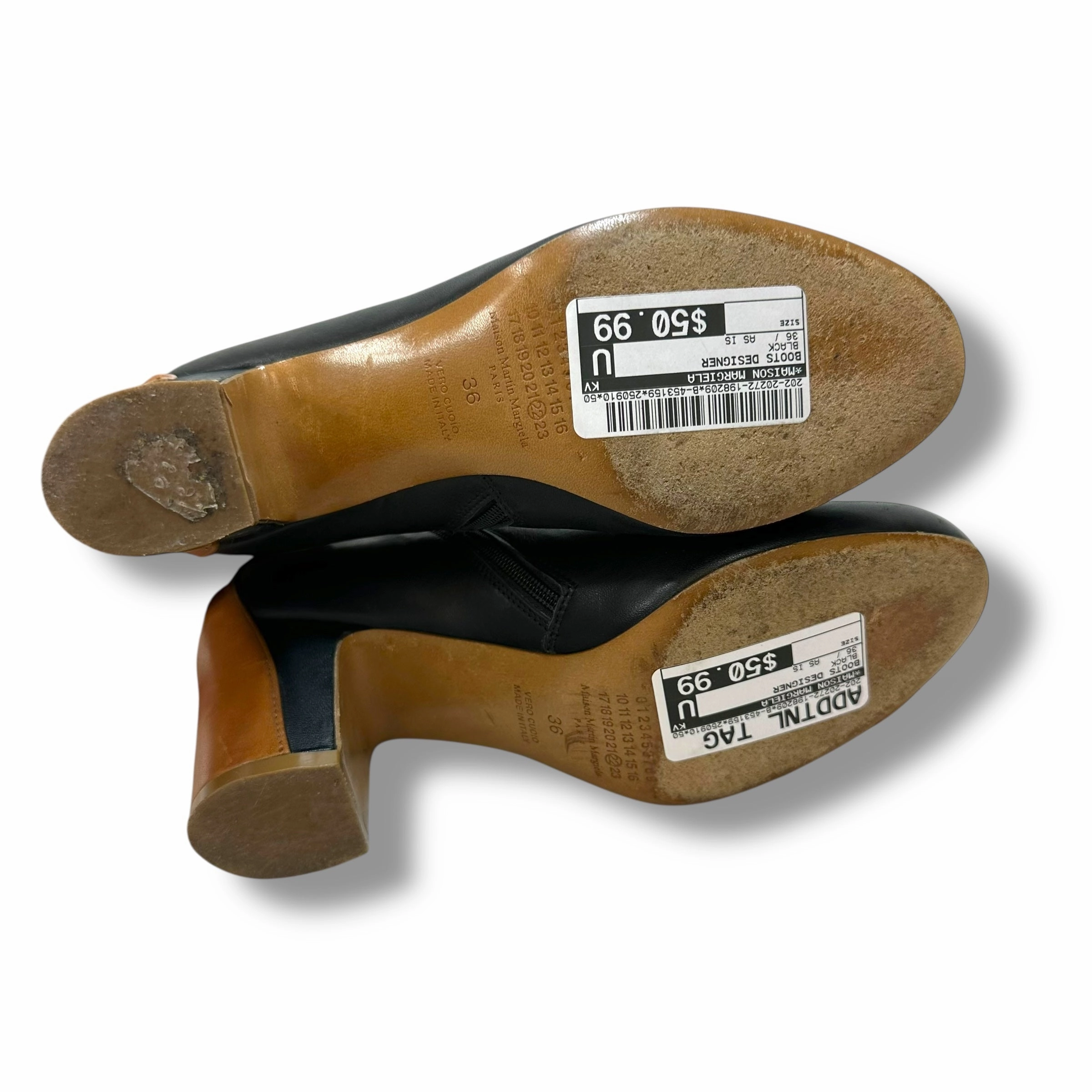 Happy Move Anti Odor Boots Designer By Maison Margiela In Black