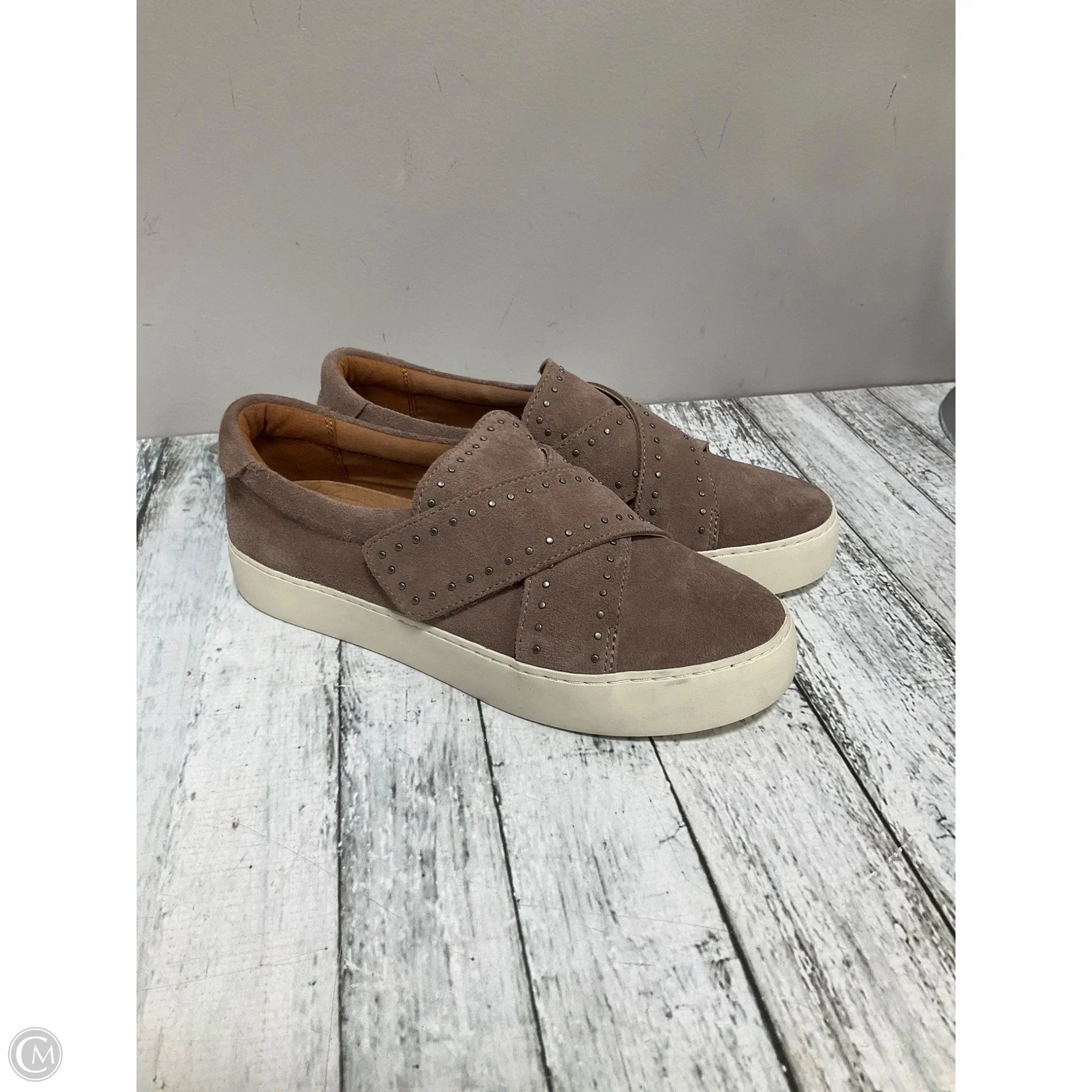 Sport Life Shoes Designer By Frye In Taupe, Size: 8