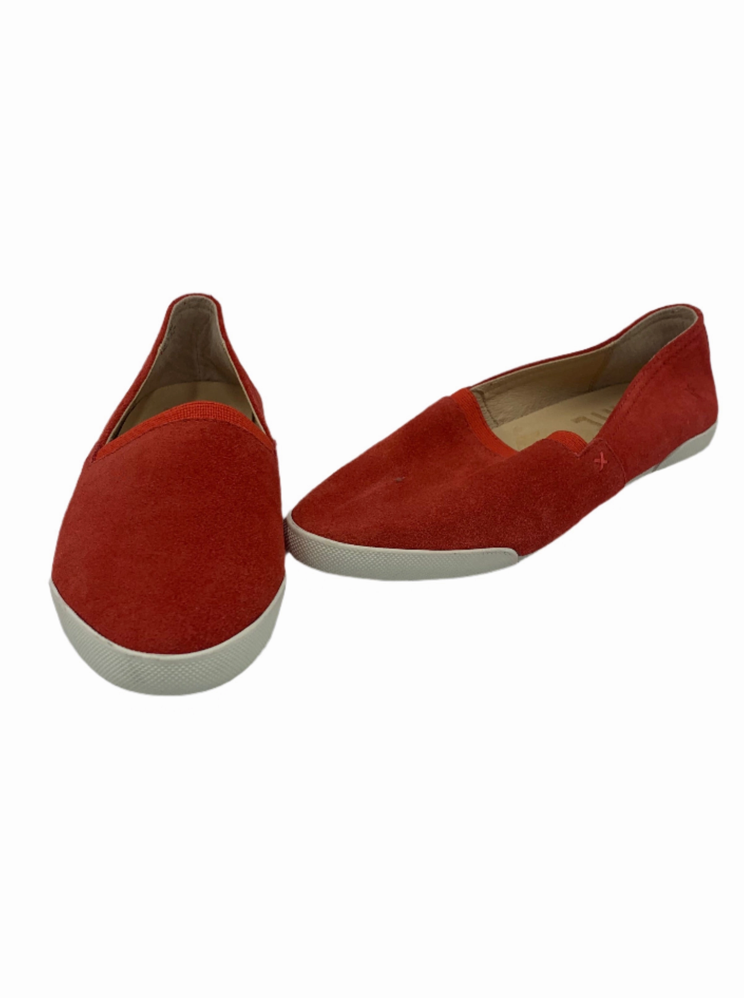 Orange Shoes Designer Frye, Size 7 Trend Hot Adjustable Straps