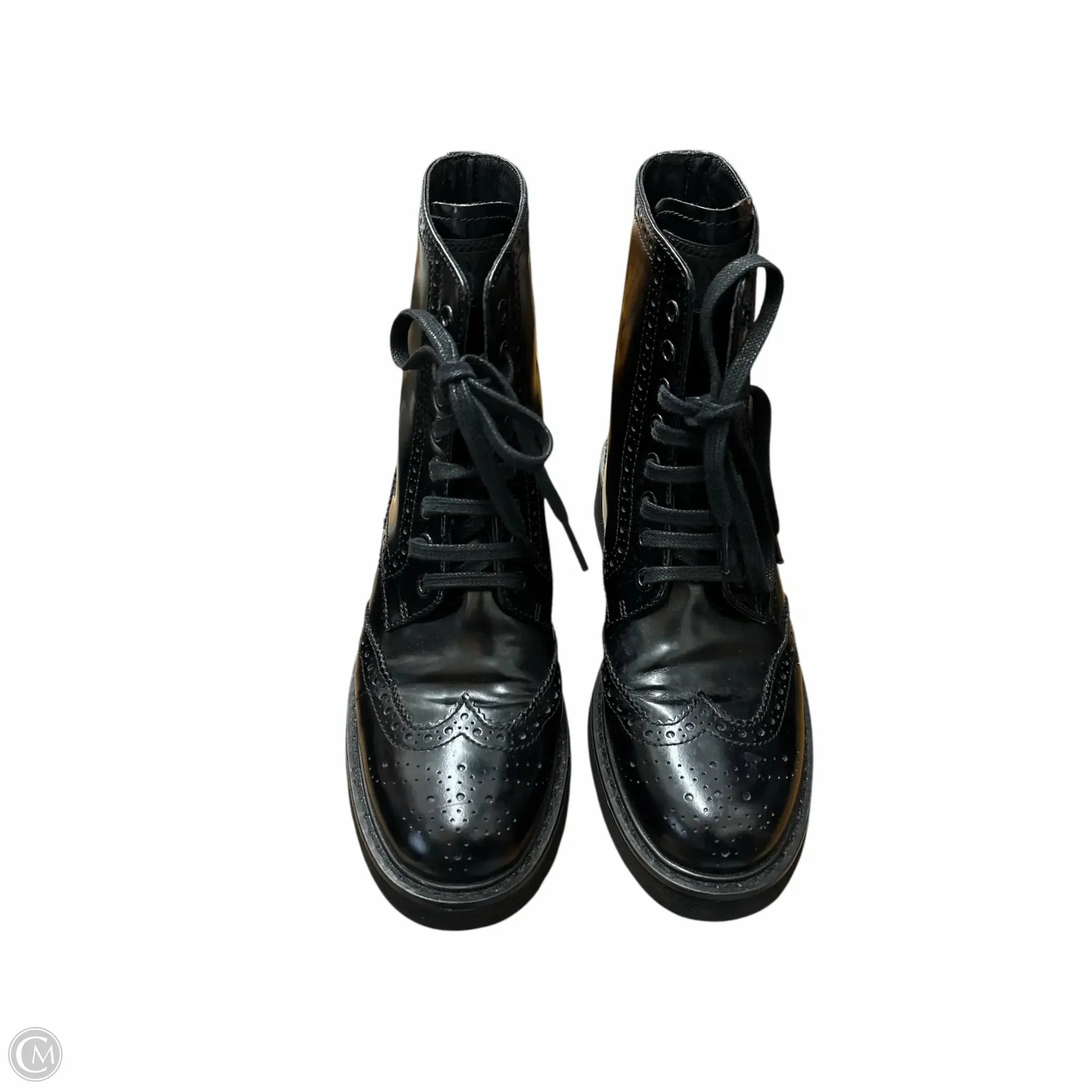 Comfort Flex Low Profile Design Boots Luxury Designer By Prada In Black
