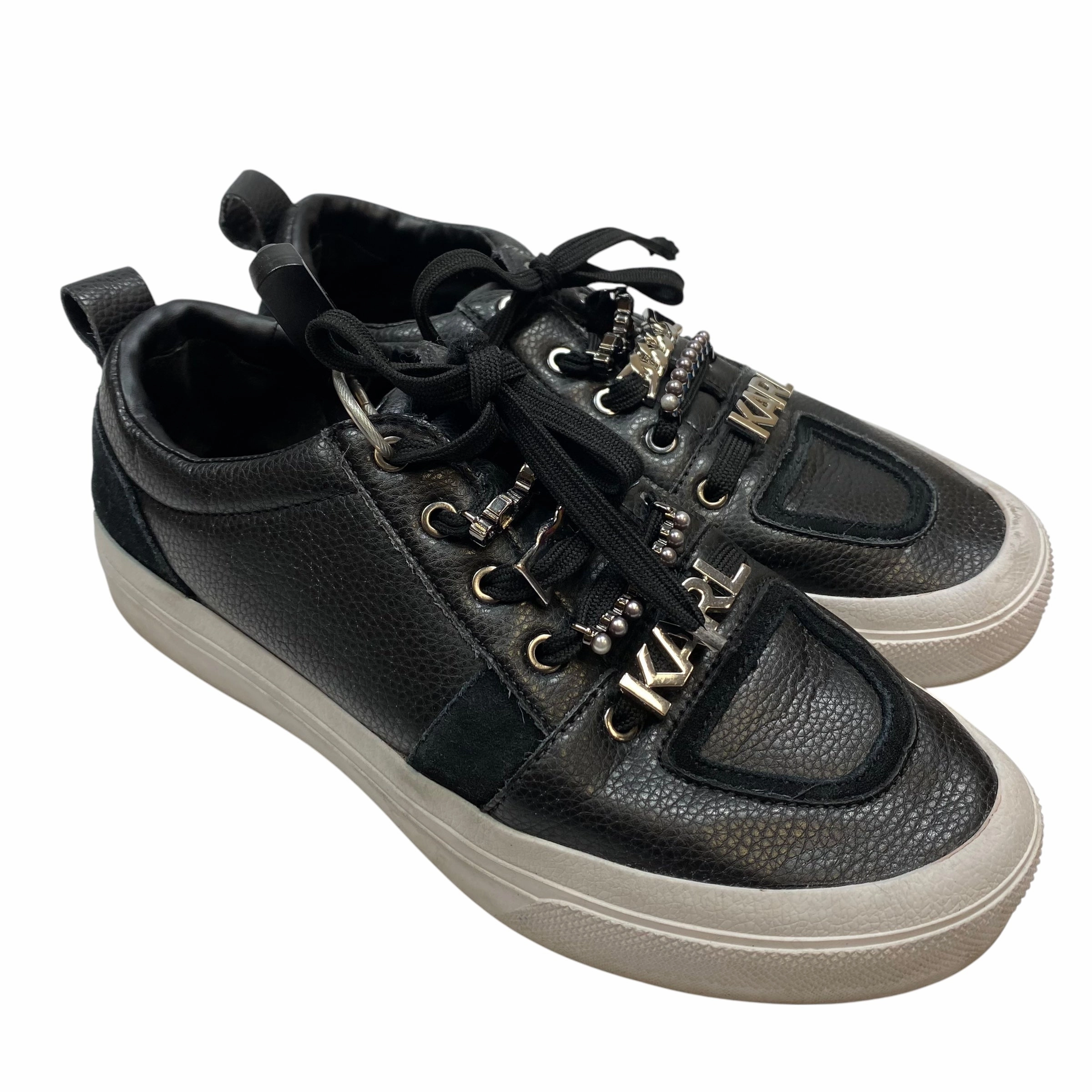 Shoes Designer By Karl Lagerfeld In Black, Size: 9 Comfort Curve