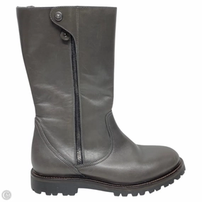 Boots Designer By Max Mara In Brown, Size: 6.5 Non Slip Tread