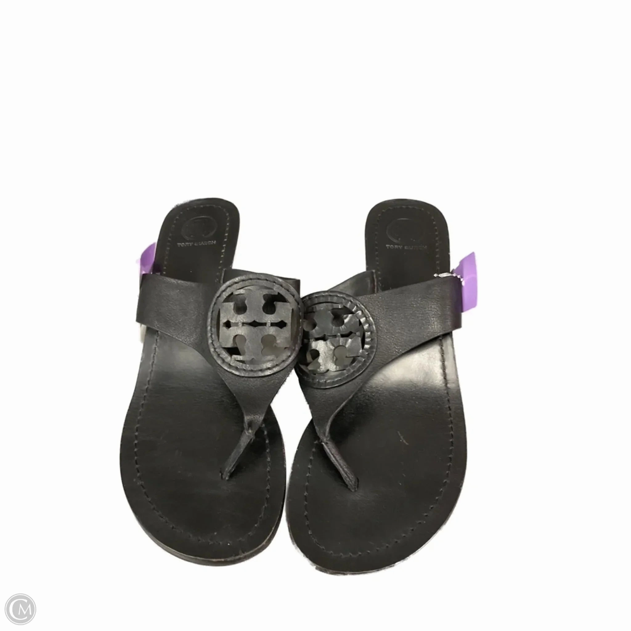 Shoes Designer By Tory Burch In Black, Size: 10 Strap Mode Good Traction