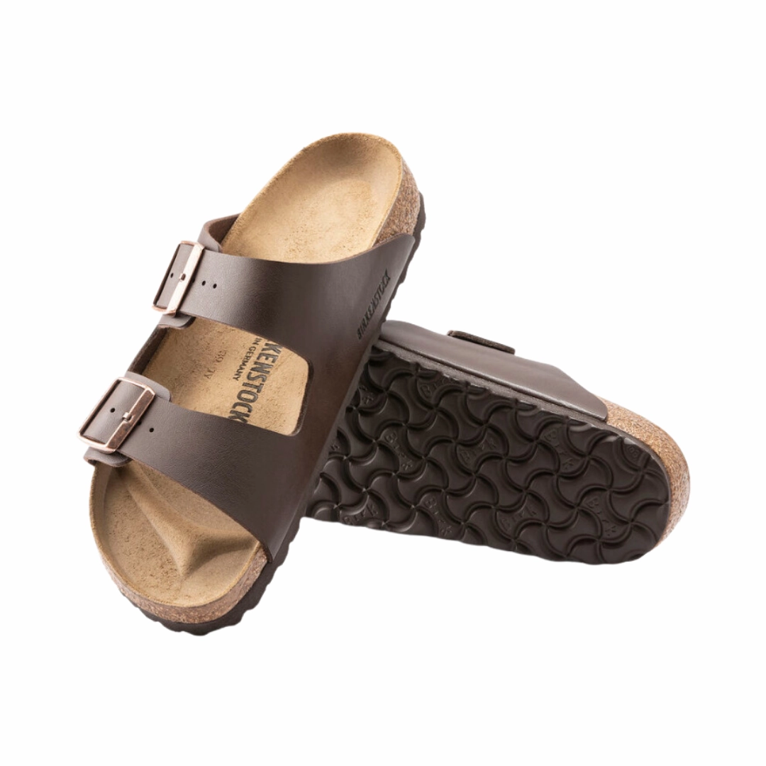 Daily Wear Sandals Everyday Comfort Shoes Women's Arizona (Birko-Flor) - Dark Brown