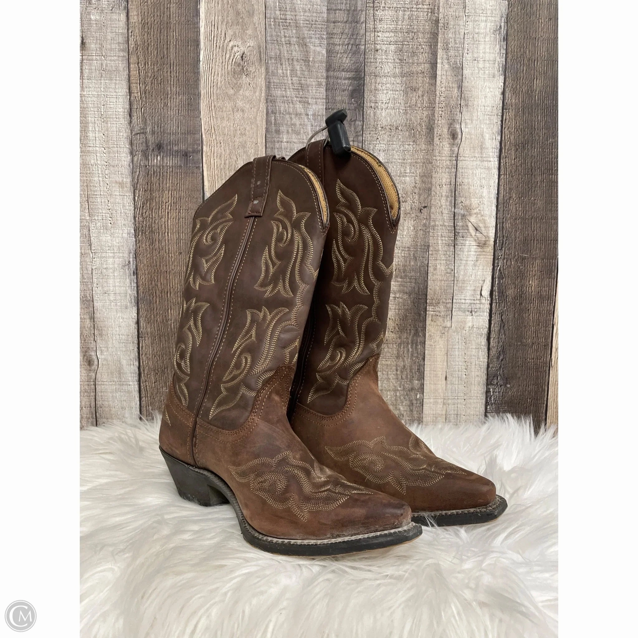 Boots Western By Cmc In Brown, Size: 9 Comfort Buckles