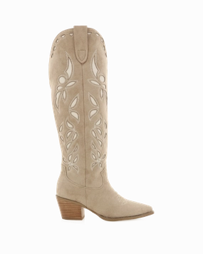 waterproof construction DELLA - TAUPE SUEDE