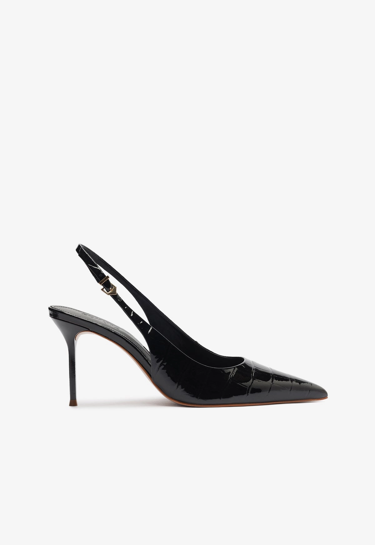 Paola High Stiletto Black Pump Winter Base group walk