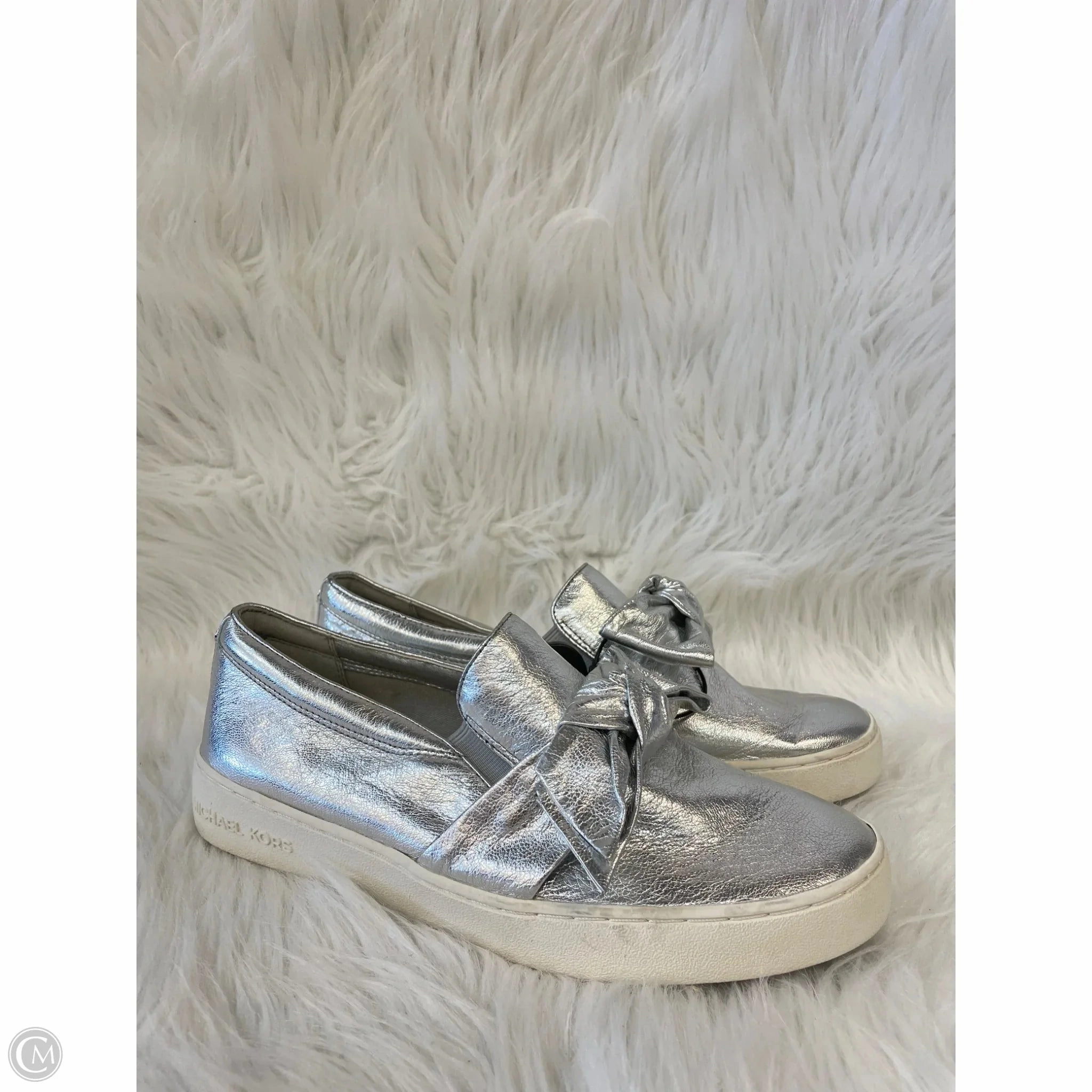 Shoes Designer By Michael Kors In Silver, Size: 7.5 Bounce Back Responsiveness