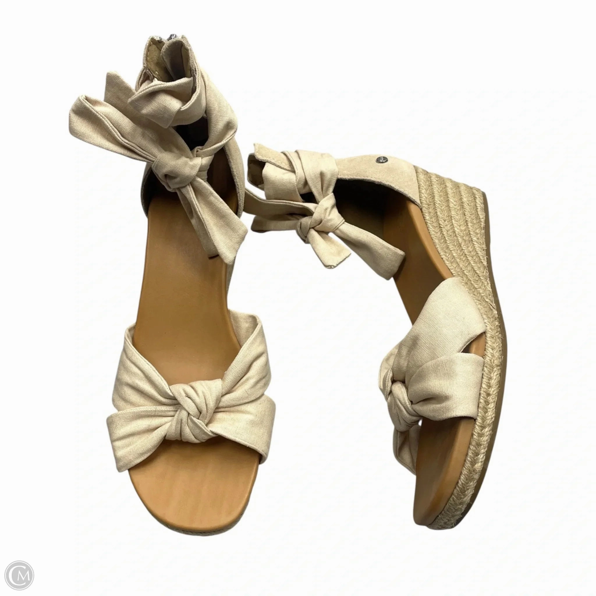 Sandals Designer By Ugg In Tan, Size: 10 Lightweight Form Rainy Day Quick Dry Technology