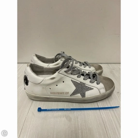 Shoes Luxury Designer By Golden Goose In White, Size: 6.5 Heel Safe