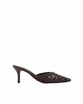 DOTTIE - DARK CACAO Sculpted Heel