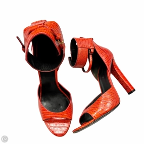 Move Light Shock Dispersing Plate Shoes Luxury Designer By Alexander Wang In Red, Size: 9.5
