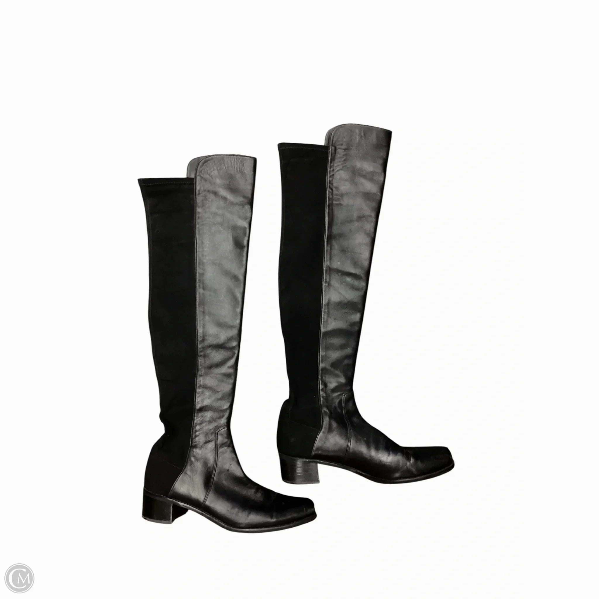 Boots Designer By Stuart Weitzman In Black, Size: 7 Formal Mode