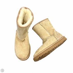 Boots Designer By Ugg In Blue & Cream, Size: 6 Palm Base Teen Edge