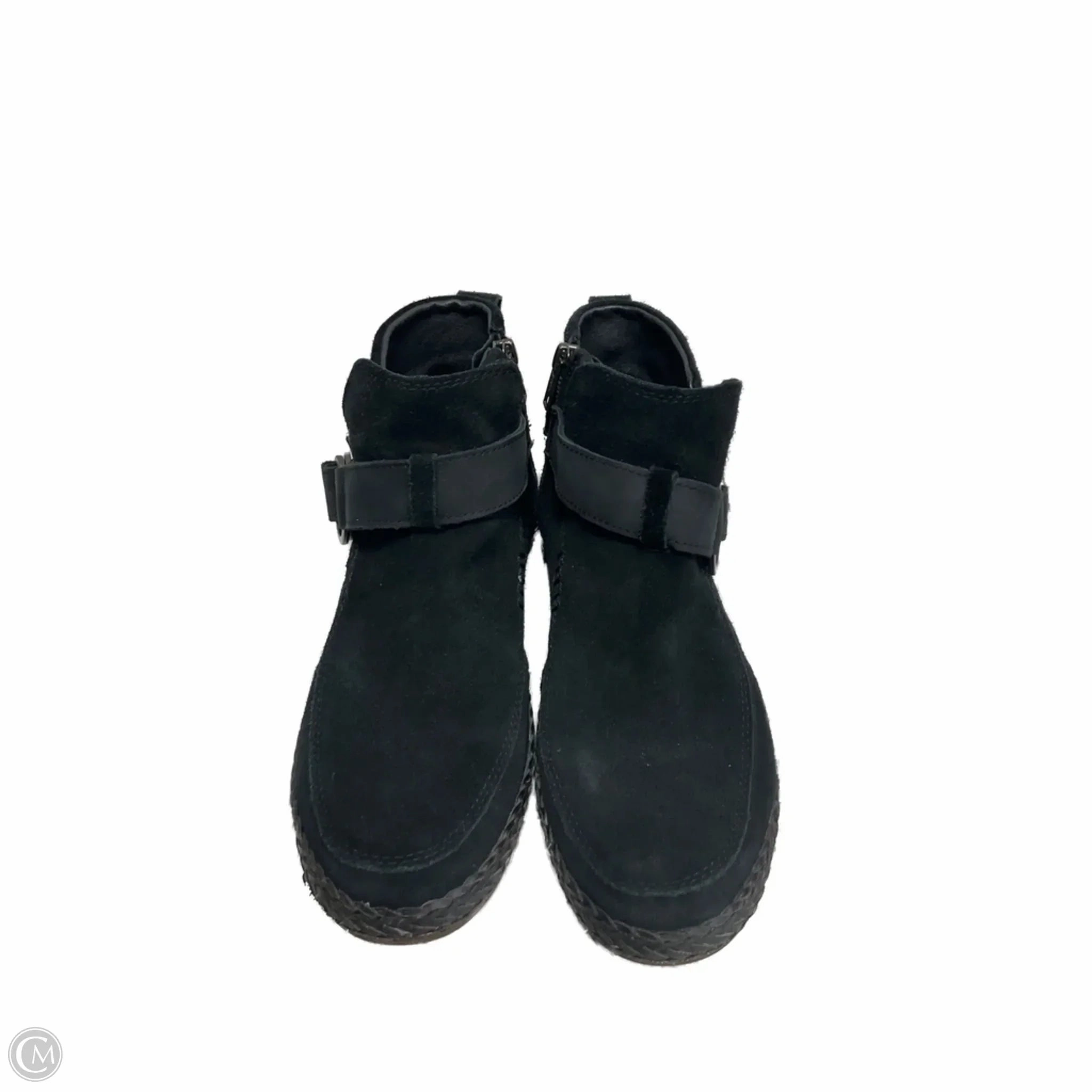 Boots Designer By Ugg In Black, Size: 7.5 Memory Foam Cushioning