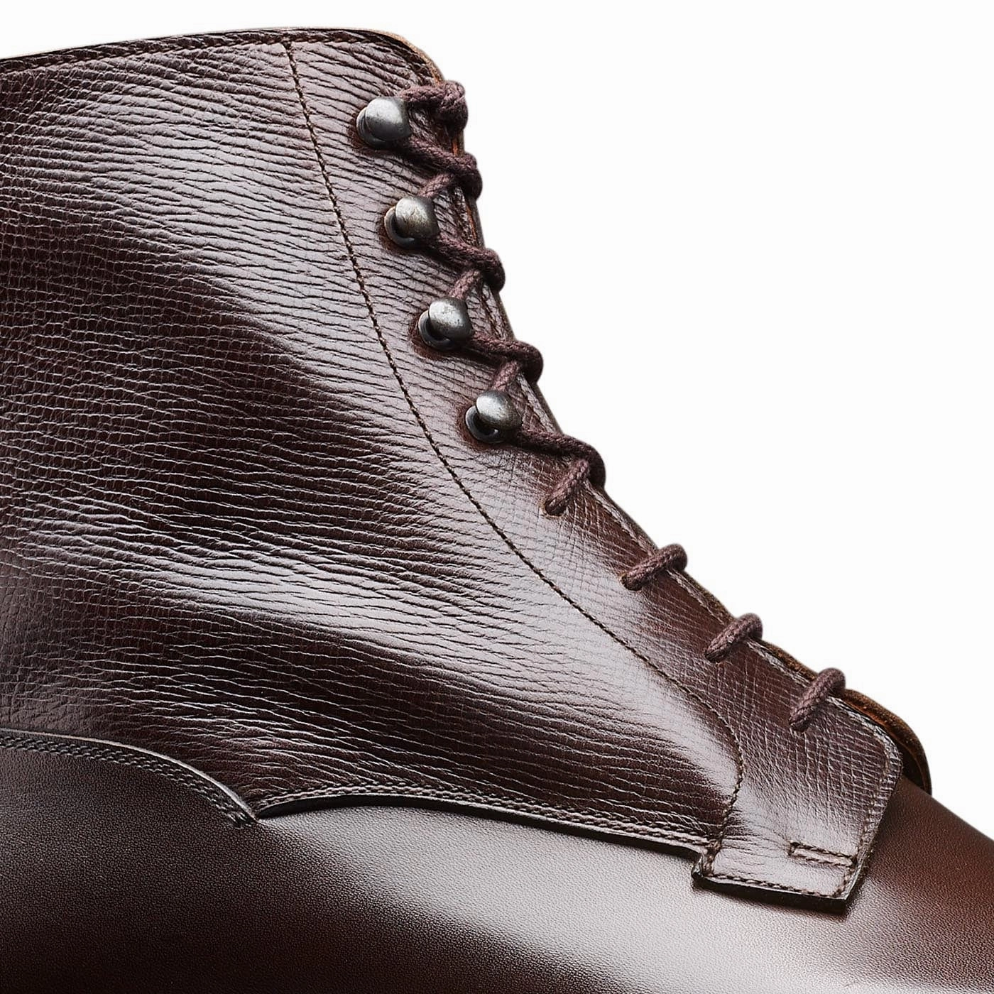 Perth Coffee Antique Calf & Dark Brown Willow Grain Suede Surface Durable Shell Backcountry Camper