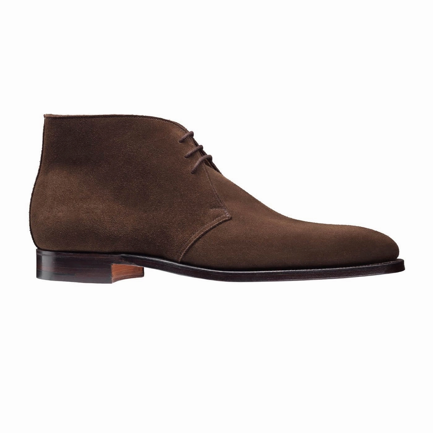 Ealing Dark Brown Suede Premium Material Shock   Absorbing Midsole