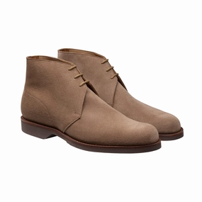Chukka 4 Taupe Reverse Butt Suede Ultimate Style Padded Interior Rough Terrain