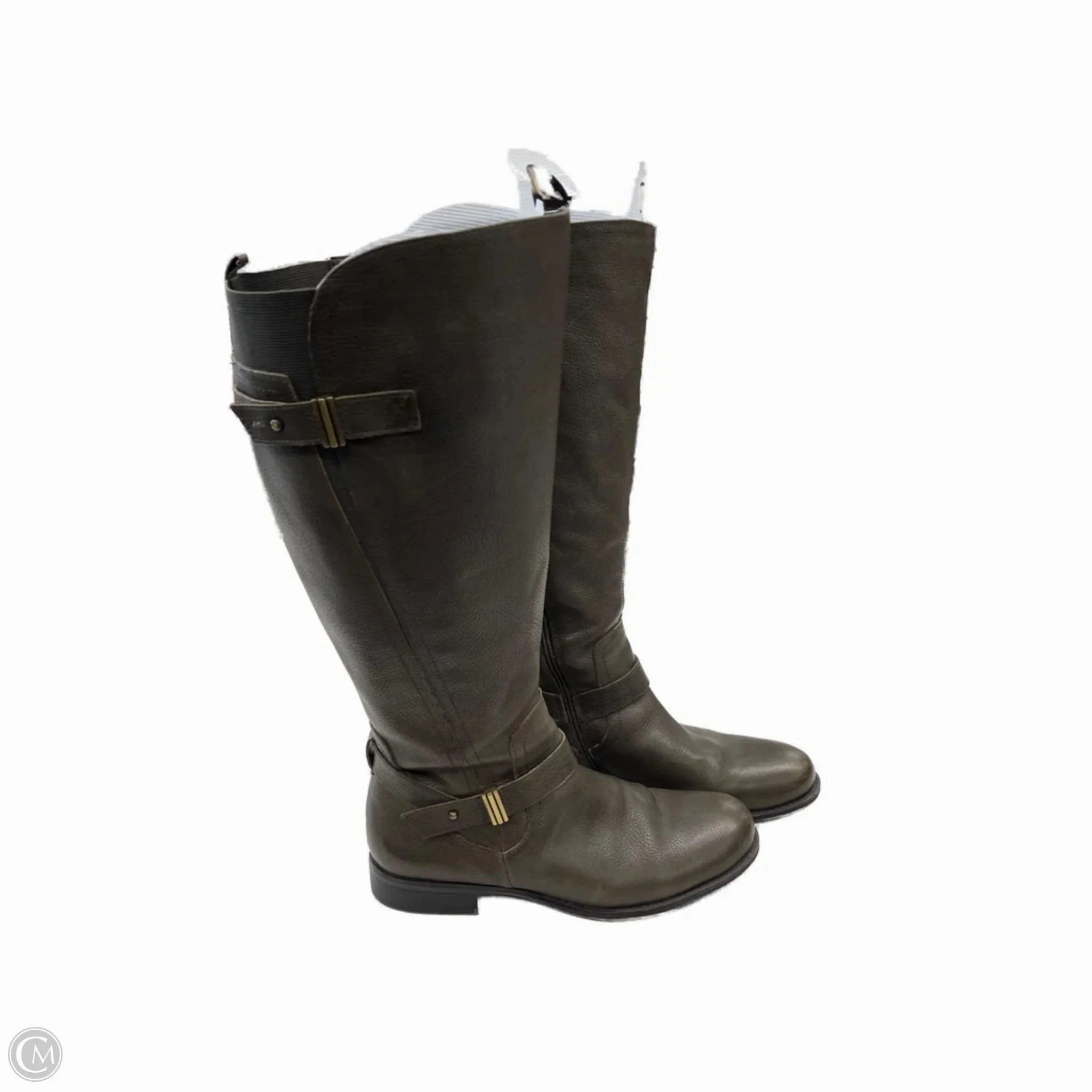 Boots Knee Flats By Naturalizer In Green, Size: 8.5 Footbed