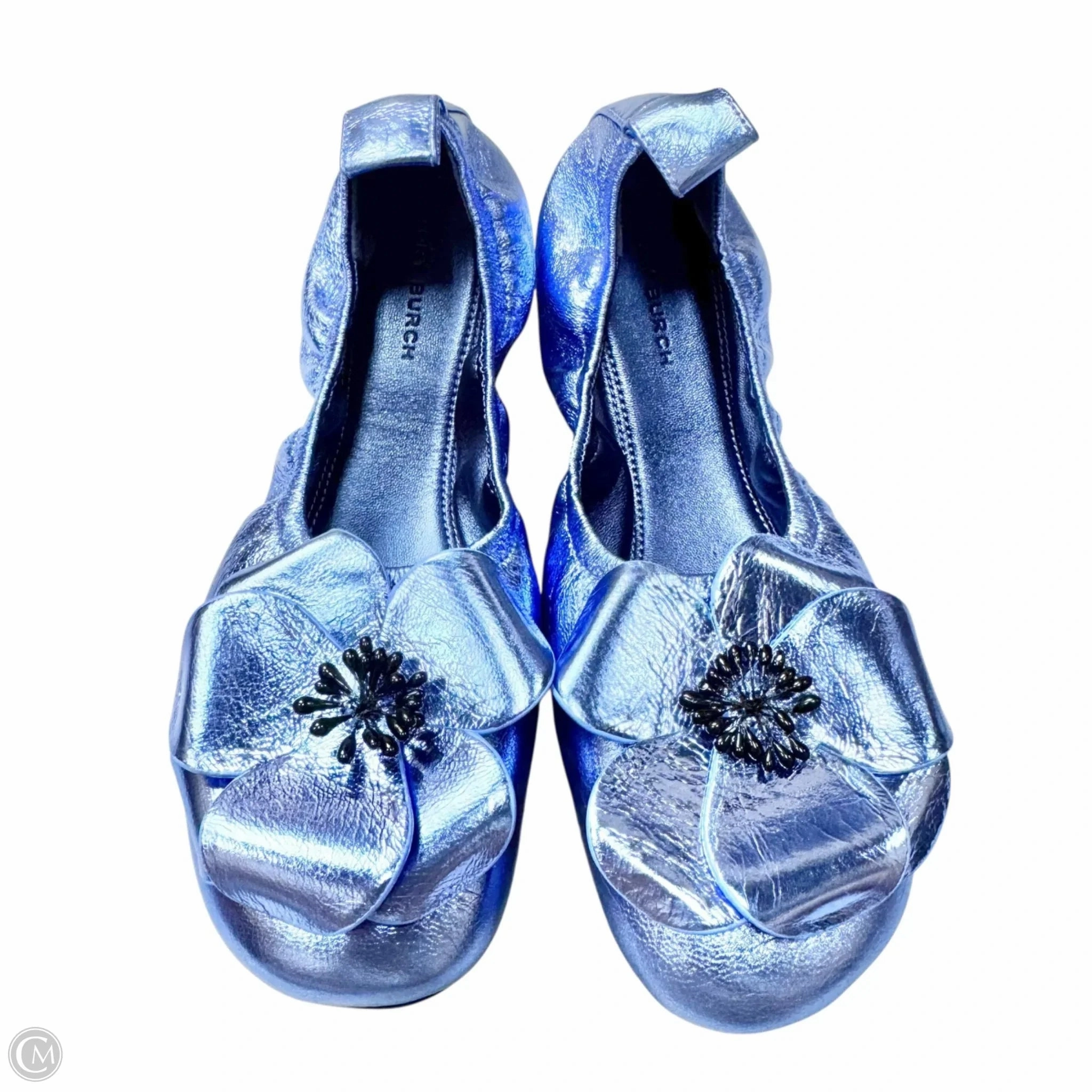 Shoes Designer By Tory Burch In Blue, Size: 6 Fresh Tone