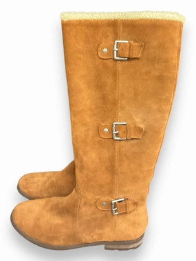 Effortless Style Boots Knee Flats By Alfani In Brown, Size: 7