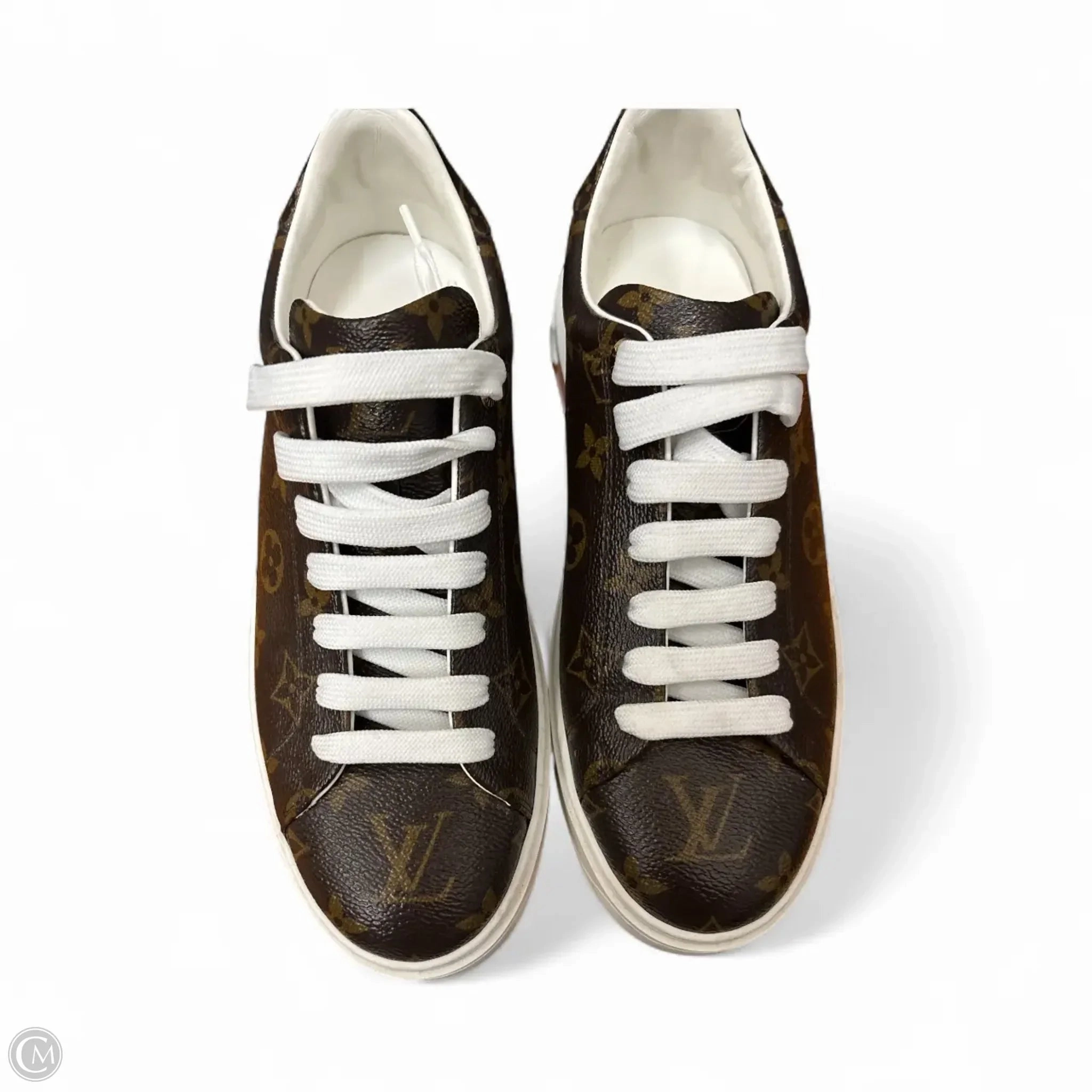 Shoes Luxury Designer By Louis Vuitton In Brown Cotton Base Summer Base