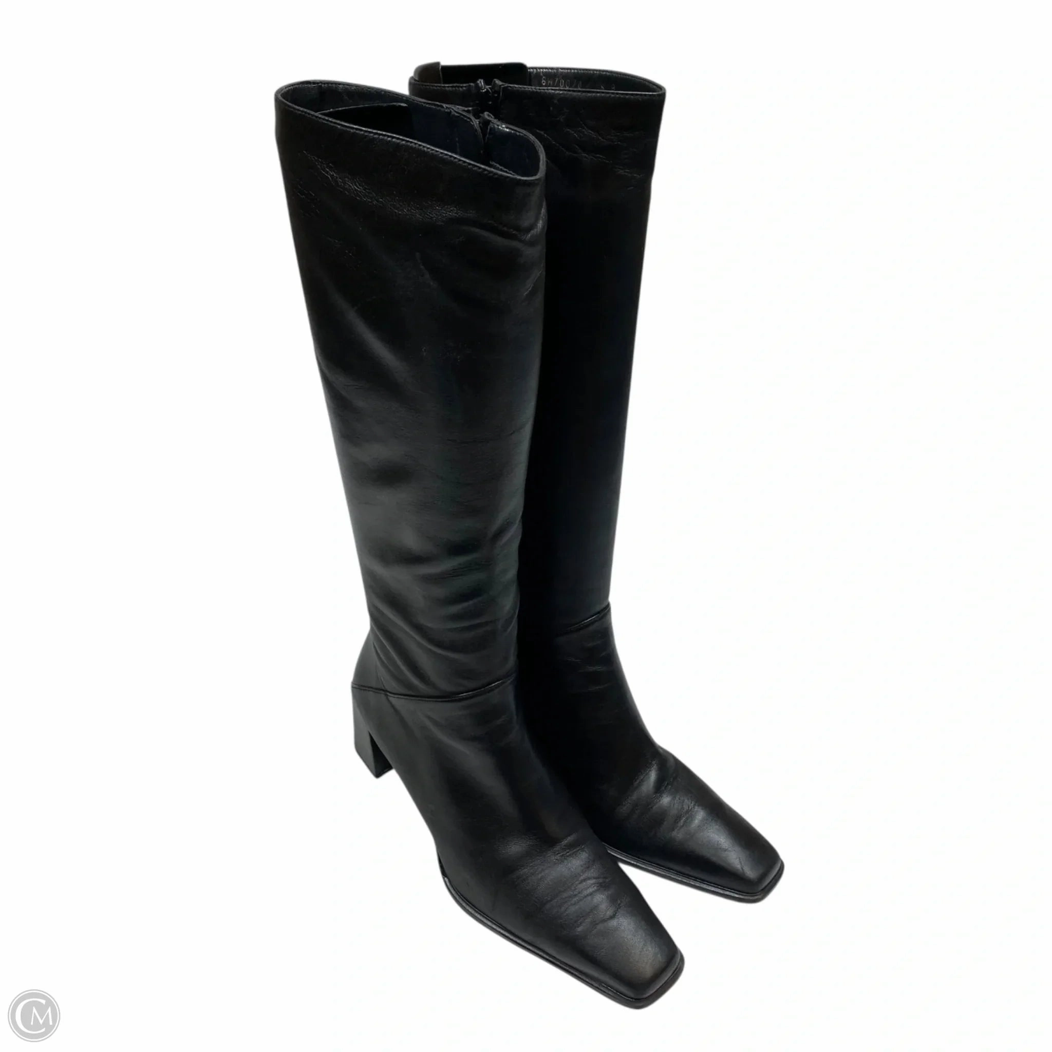 Fitness Vibe Boots Designer By Stuart Weitzman In Black, Size: 8