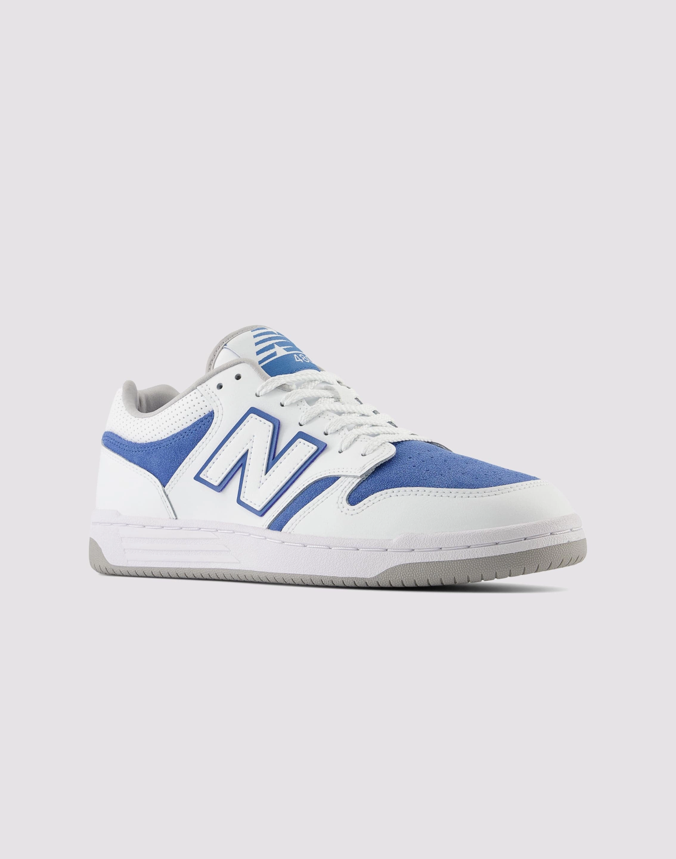 New Balance 480 "White/Royal" Shock Absorbing Durable Build Minimalist Fans