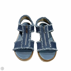 Sandals Designer By Michael Kors In Blue Denim, Size: 8 Path Free Work Life